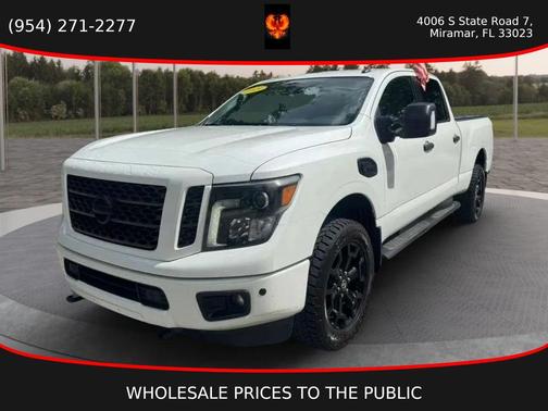 White 2019 Nissan Titan XD SV