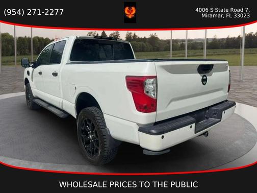 White 2019 Nissan Titan XD SV
