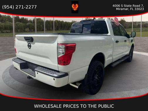 White 2019 Nissan Titan XD SV