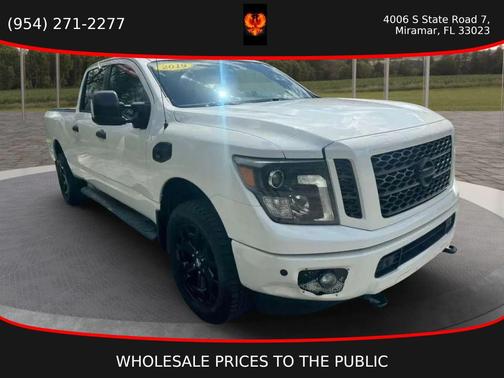 White 2019 Nissan Titan XD SV