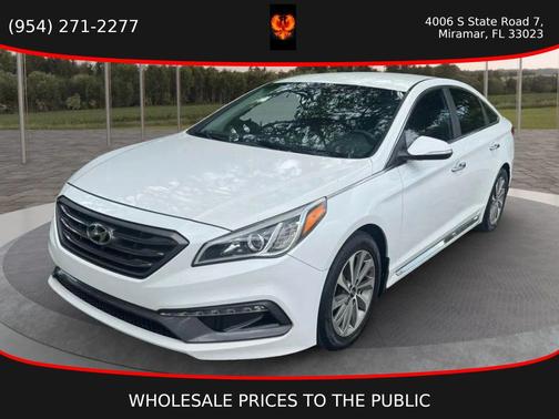 Quartz White Pearl 2015 Hyundai SONATA Sport