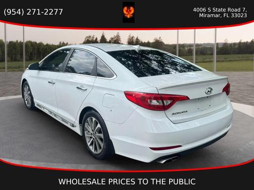 Quartz White Pearl 2015 Hyundai SONATA Sport