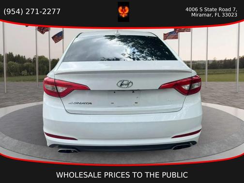 Quartz White Pearl 2015 Hyundai SONATA Sport