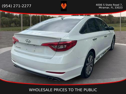 Quartz White Pearl 2015 Hyundai SONATA Sport