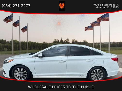 Quartz White Pearl 2015 Hyundai SONATA Sport