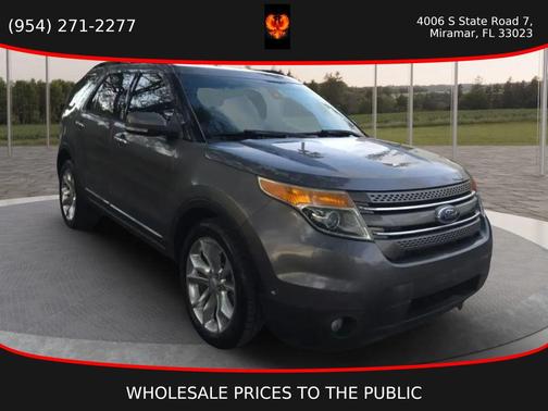 Gray 2014 Ford Explorer Limited