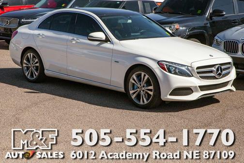 White 2017 Mercedes-Benz C-Class C 350e