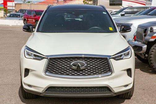 Majestic White 2021 INFINITI QX50 Luxe