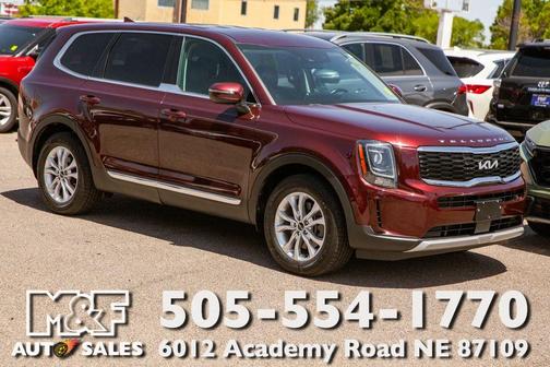 Sangria Red 2022 Kia Telluride LX