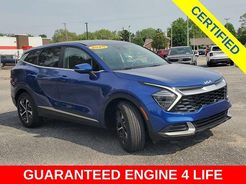 Sapphire Blue 2025 Kia Sportage EX