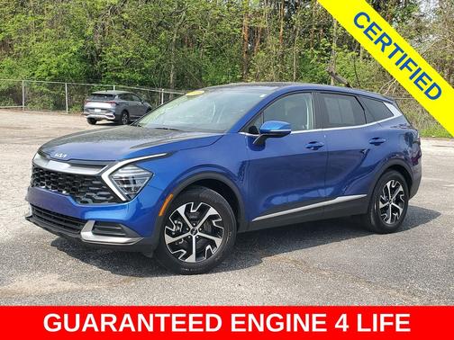 Sapphire Blue 2025 Kia Sportage EX