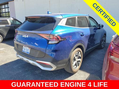 Sapphire Blue 2025 Kia Sportage EX