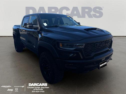 Diamond Black Crystal Pearlcoat 2026 RAM 1500 RHO Crew Cab 4x4 5'7' Box
