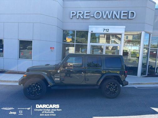 Sarge Green Clearcoat 2023 Jeep Wrangler 4xe Sahara