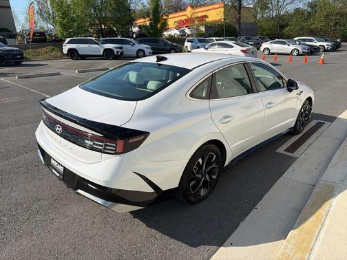Serenity White 2025 Hyundai SONATA SEL