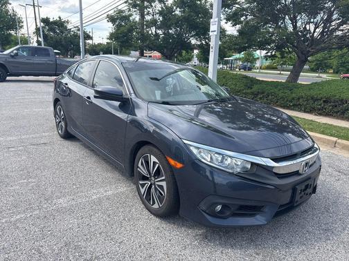 Blue 2017 Honda Civic EX-T