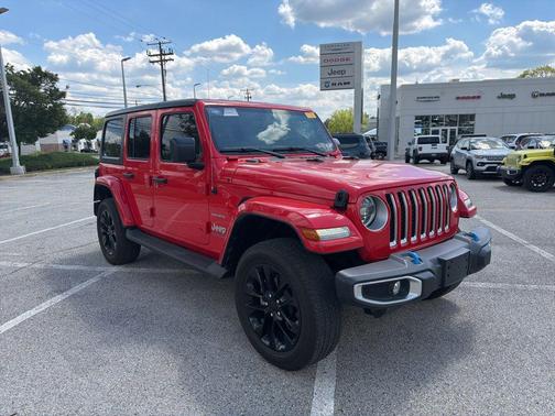 Firecracker Red Clearcoat 2023 Jeep Wrangler 4xe Sahara