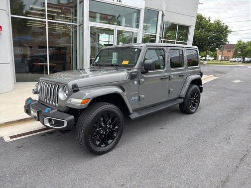 Sting-Gray Clearcoat 2023 Jeep Wrangler 4xe Sahara