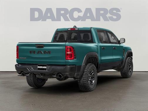 Serrano Green Metallic 2026 RAM 1500 RHO Crew Cab 4x4 5'7' Box