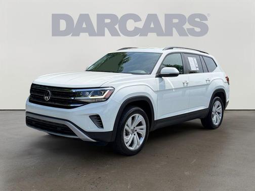 Pure White 2023 Volkswagen Atlas 3.6L SE w/Technology