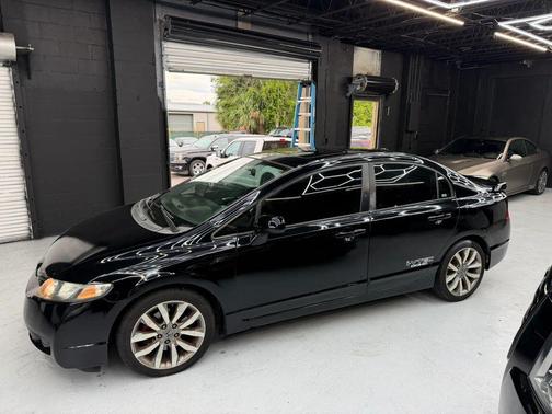 Crystal Black Pearl 2009 Honda Civic Si