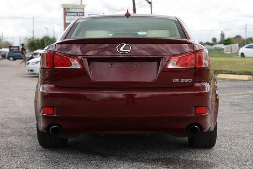 Red 2013 Lexus IS 250 Base