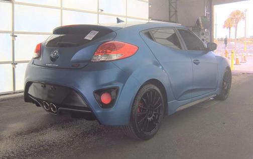 Matte Blue 2016 Hyundai Veloster Turbo Rally Edition