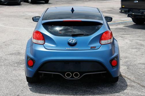 Matte Blue 2016 Hyundai Veloster Turbo Rally Edition