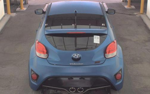 Matte Blue 2016 Hyundai Veloster Turbo Rally Edition