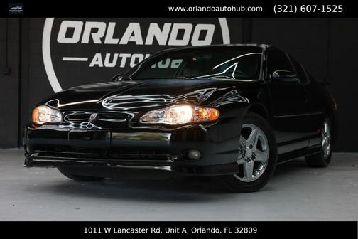 Black 2004 Chevrolet Monte Carlo Supercharged SS