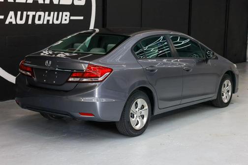 Gray 2014 Honda Civic LX