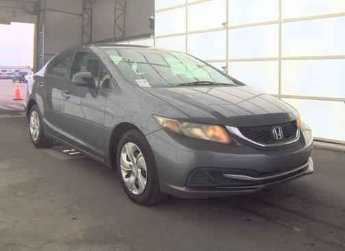 Gray 2014 Honda Civic LX