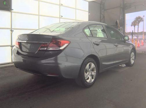Gray 2014 Honda Civic LX