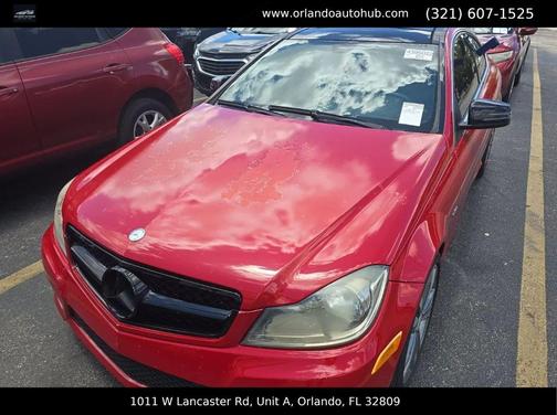 Mars Red 2013 Mercedes-Benz C-Class C 250 Coupe 2D