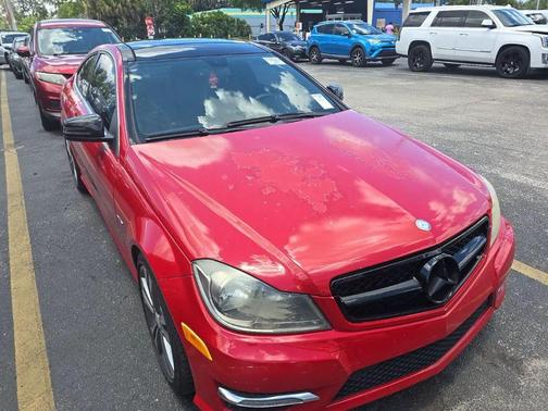 Mars Red 2013 Mercedes-Benz C-Class C 250 Coupe 2D