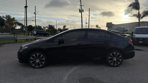 Crystal Black Pearl 2013 Honda Civic Si