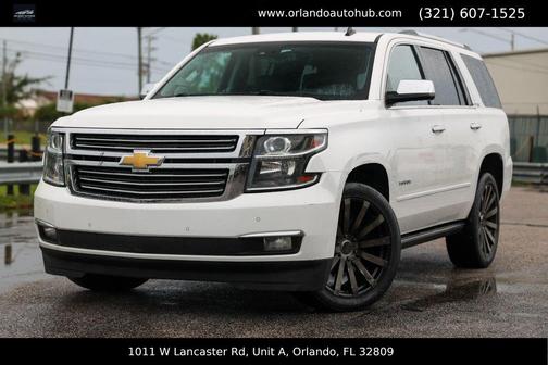 White 2015 Chevrolet Tahoe LTZ