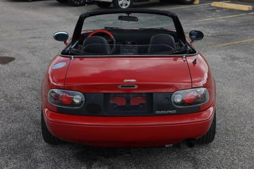 Red 1990 Mazda MX-5 Miata 2D Convertible
