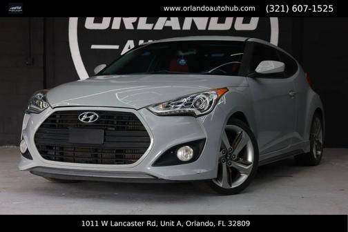 Sprint Gray 2014 Hyundai Veloster Turbo R-Spec