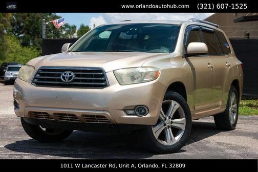 Gold 2008 Toyota Highlander Sport