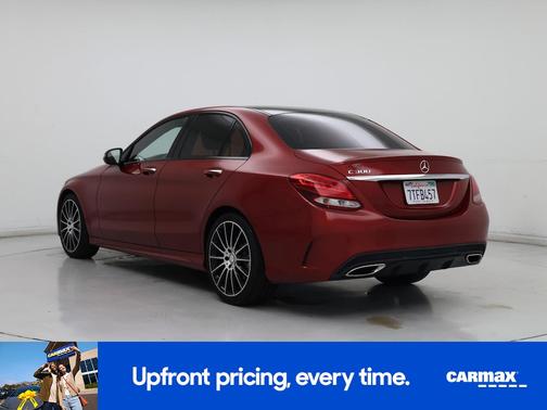 Red 2016 Mercedes-Benz C-Class