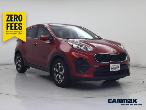 Red 2020 Kia Sportage LX