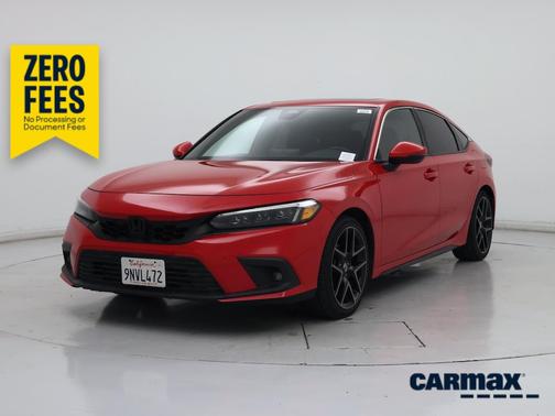 Red 2022 Honda Civic Sport Touring
