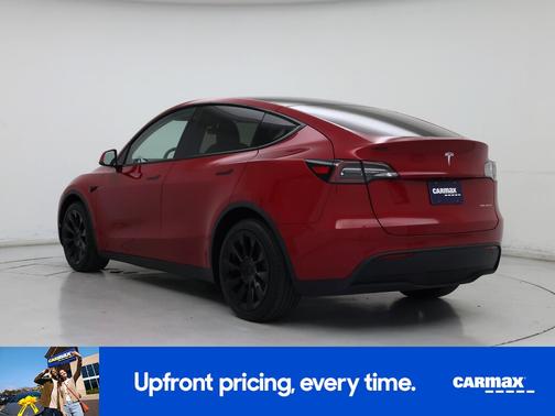 Red 2020 Tesla Model Y Long Range
