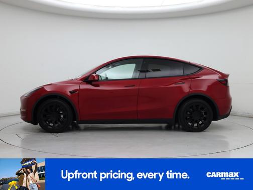 Red 2020 Tesla Model Y Long Range