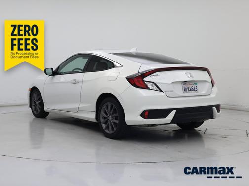White 2019 Honda Civic EX