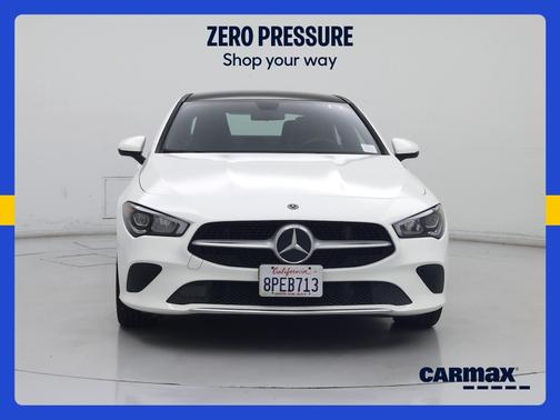 White 2020 Mercedes-Benz CLA 250