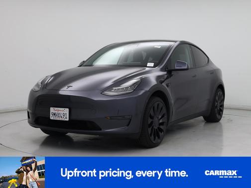 Gray 2021 Tesla Model Y Performance