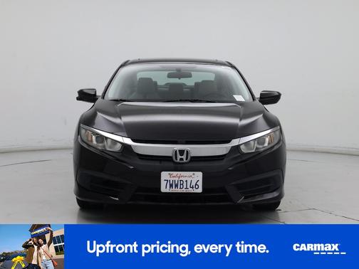 Black 2017 Honda Civic EX