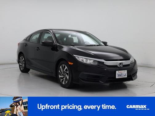 Black 2017 Honda Civic EX
